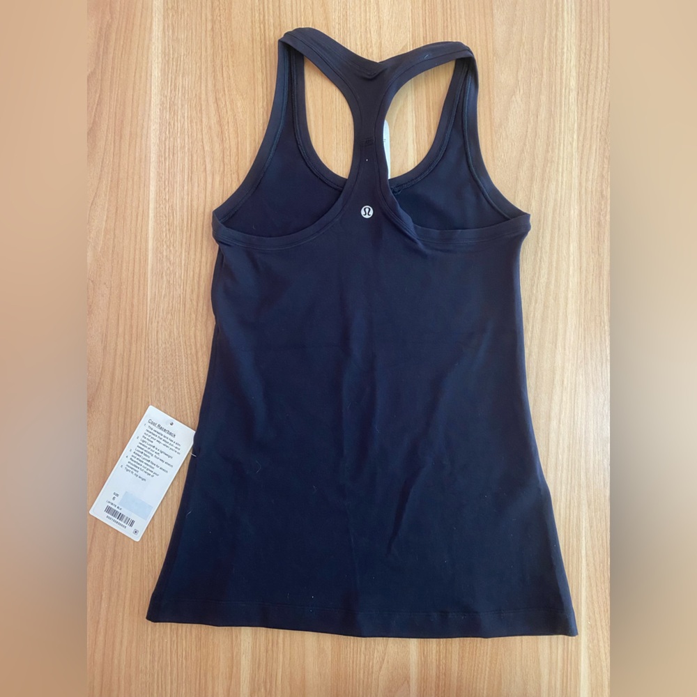 lululemon Black Racerback Tank Top - Picture 2 of 3